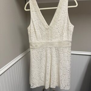 Off white lace dress-perfect for Bride to Be